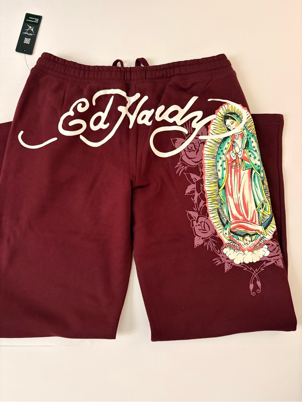 Ed Hardy Guadalupe sweatpants women size L